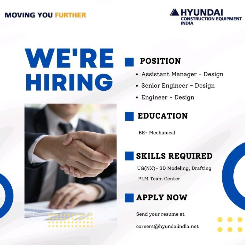 HYUNDAI Construction Company Job Vacancy 2023 | Mechanical Design Engineer Openings | B.E. Engineers | Apply now