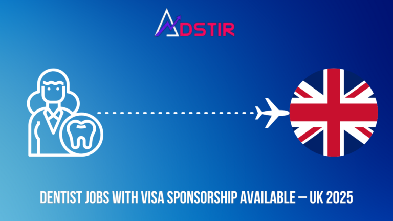 Dentist Jobs with Visa Sponsorship Available – UK 2025